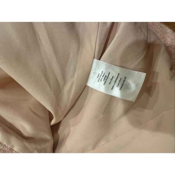Woman’s Talbots wool blend blazer jacket size 12 soft pink - Picture 6 of 7
